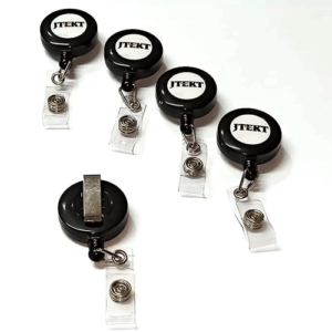 Roller Clips Porta Crachá Retratil - 20 Unidades