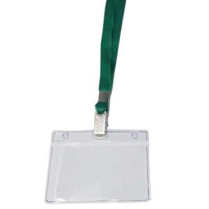 20 Cordão Liso + Porta Cracha Cristal